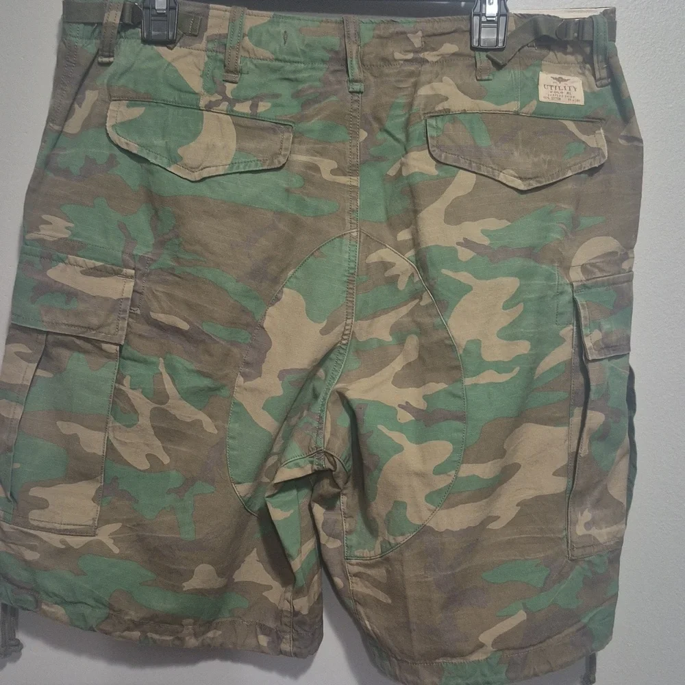 Polo Ralph Lauren Classic Fit Camouflage Cargo Shorts Men Military Camo Utility
